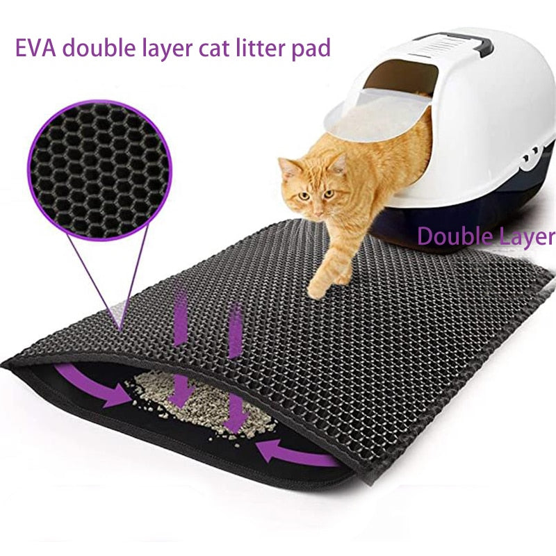 Waterproof Double Layer Non-Slip Cat Litter Pad 2.0
